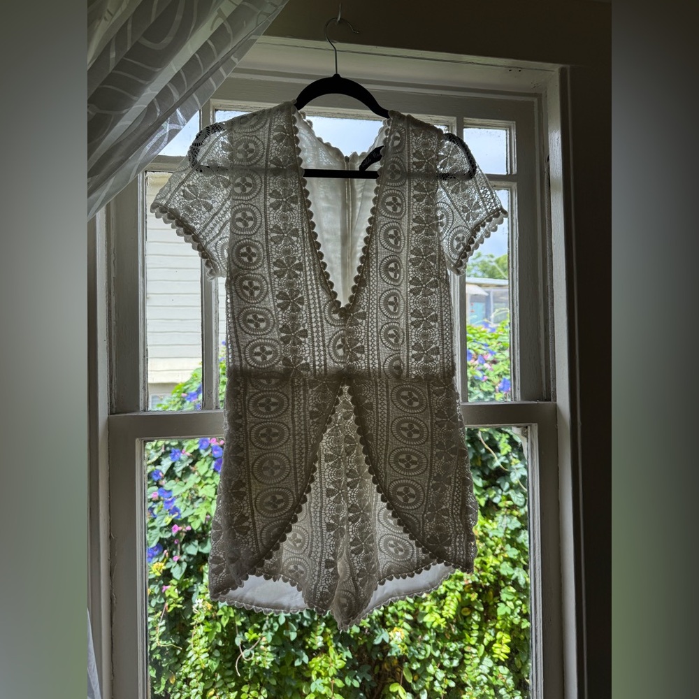 Lost in Lunar Wilde Heart Laced Up Romper